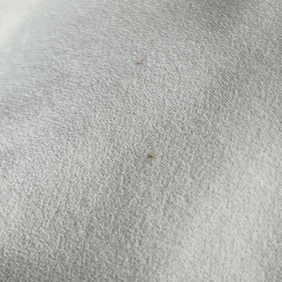 Tory Burch Womens White Sleeveless Pleated Top Size 12 Acetate Polyester Blend - Picture 5 of 5